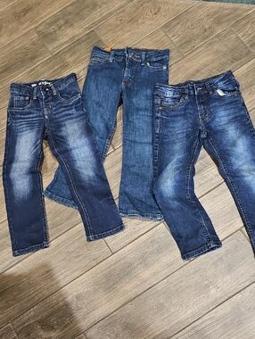 Boys Dark Blue Denim Jeans - Classic Comfort